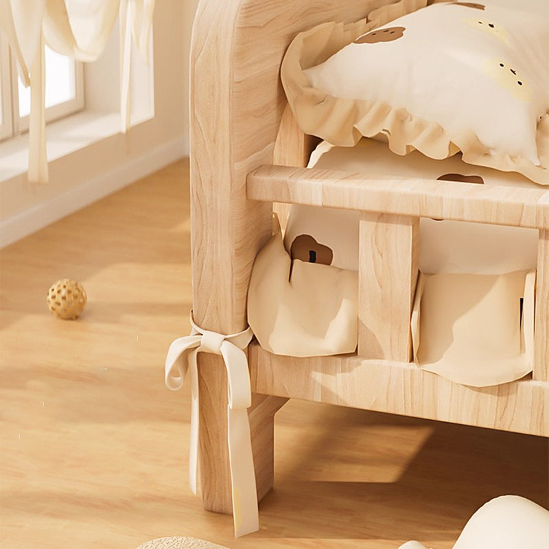 Contemporary Creative Rectangular Fabric Rattan Solid Pine Wood Pet Bed For Bedroom Cuvalon