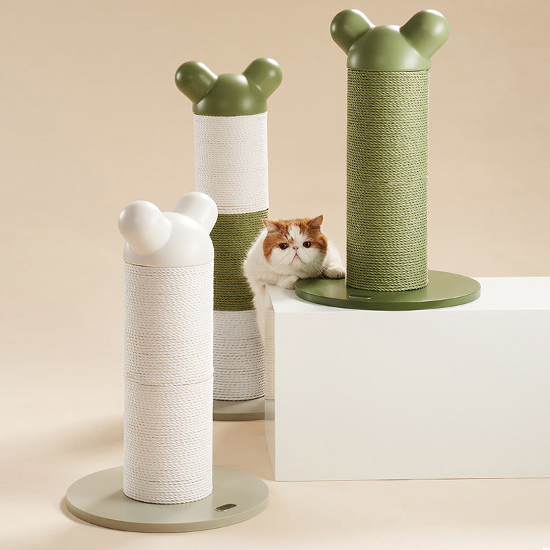 Contemporary Creative Cylinder HDPE Paper Rattan Cold-Rolled Steel Cat Tree For Bedroom Cuvalon