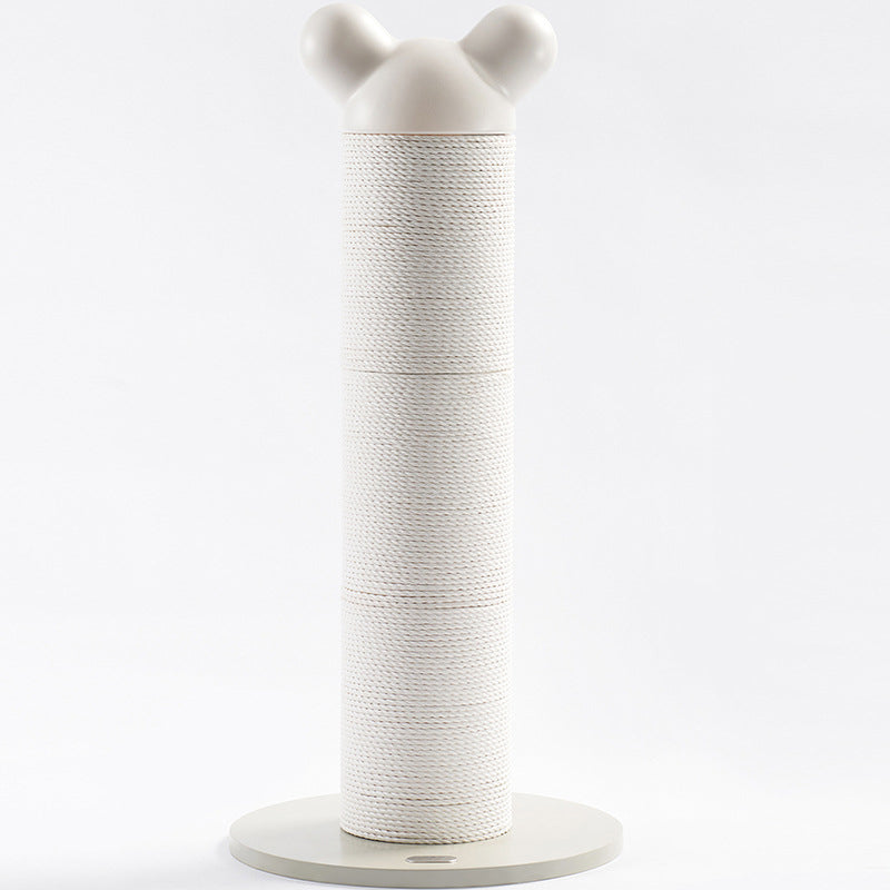 Contemporary Creative Cylinder HDPE Paper Rattan Cold-Rolled Steel Cat Tree For Bedroom Cuvalon