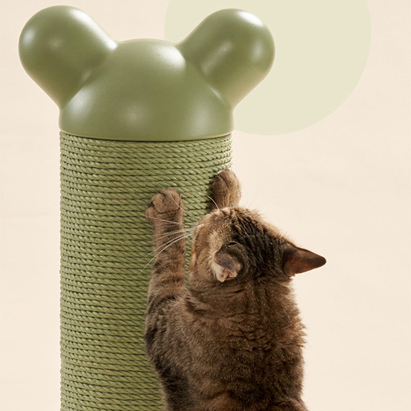Contemporary Creative Cylinder HDPE Paper Rattan Cold-Rolled Steel Cat Tree For Bedroom Cuvalon