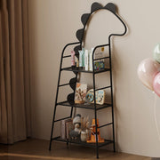 Contemporary Creative Rectangular Dinosaur-Shaped Iron Kids Storage Bookshelf 3-Tier For Living Room & Bedroom Cuvalon