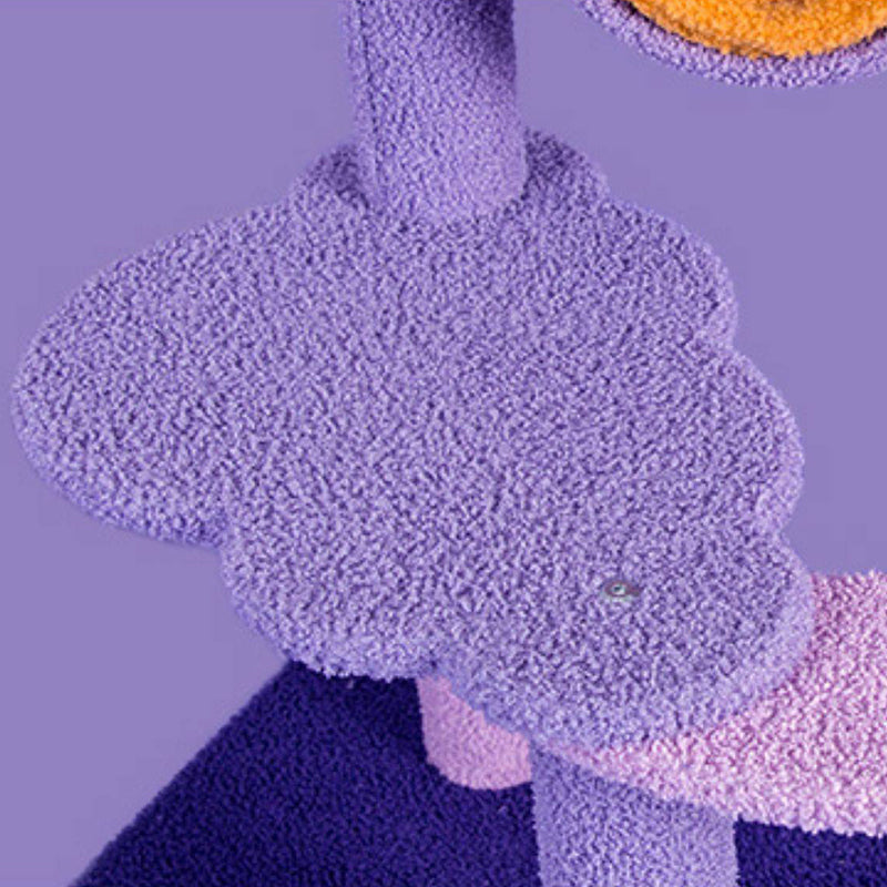 Contemporary Creative Round Particleboard Velvet Fabric Sisal Multi-Functional Star-Moon Cat Tree For Living Room Cuvalon