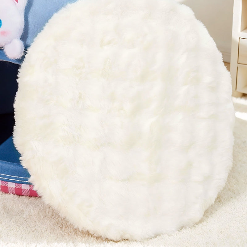 Contemporary Creative Round Polyester Denim Velvet Fabric Storage Cat Bed For Living Room Cuvalon