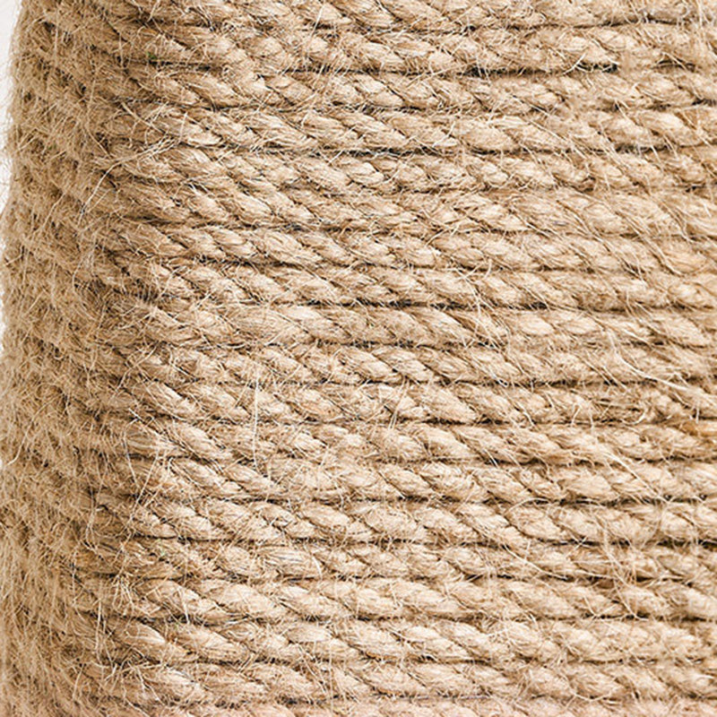 Contemporary Creative Round Multi-Layer Solid Wood Panel Medium-Density Fiberboard Sisal Hemp Rope Velvet Fabric Cat Tree 3-Tier For Living Room Cuvalon