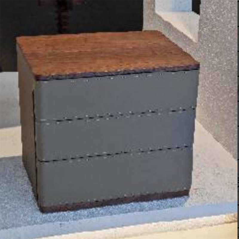 Modern Simplicity Rectangular Nightstand - Solid Wood Multi-layer Board, Premium Saddle Leather Upholstery, Refined Craftsmanship & Stable Support For Bedroom Cuvalon