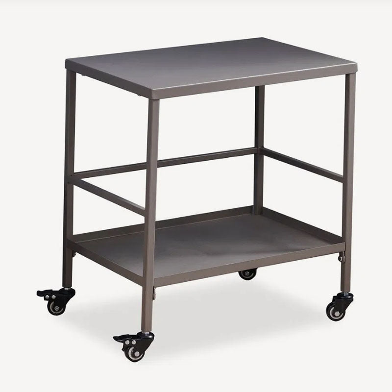 Versatile Outdoor Cart End Table - 2-Tier Movable Storage For Gardens & Outdoor Patios Cuvalon