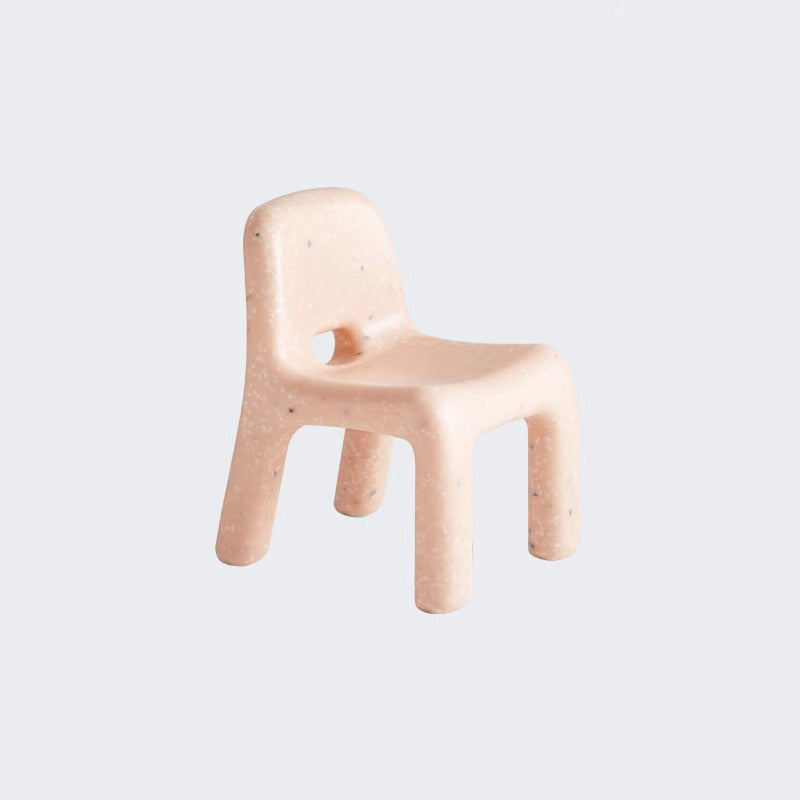 Contemporary Nordic PE Oval Kids Colorful Safe Desk & Chair Set For Living Room & Study Cuvalon