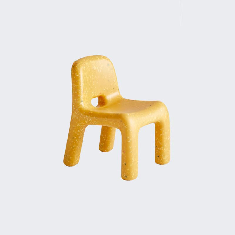 Contemporary Nordic PE Oval Kids Colorful Safe Desk & Chair Set For Living Room & Study Cuvalon
