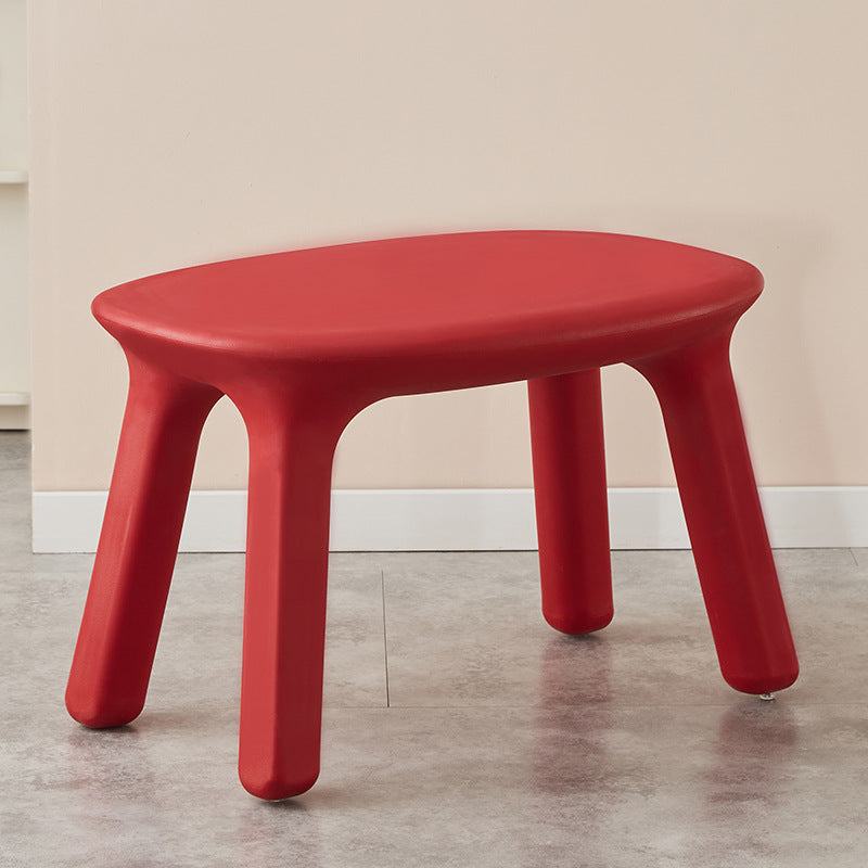 Contemporary Nordic PE Oval Kids Colorful Safe Desk & Chair Set For Living Room & Study Cuvalon