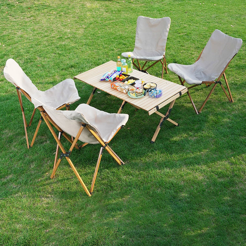 Contemporary Industrial Oxford Fabric Hardware Foldable Camping Chair Backrest For Outdoor Patio Cuvalon
