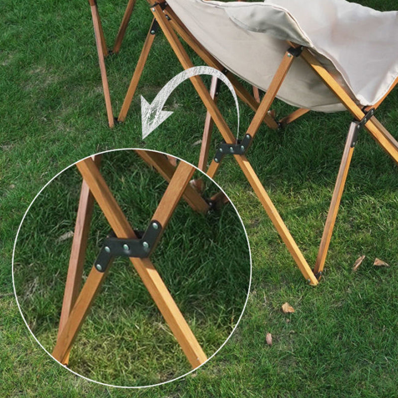 Contemporary Industrial Oxford Fabric Hardware Foldable Camping Chair Backrest For Outdoor Patio Cuvalon