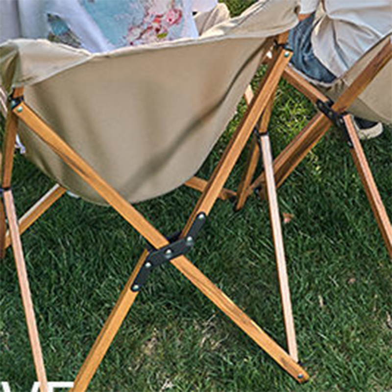 Contemporary Industrial Oxford Fabric Hardware Foldable Camping Chair Backrest For Outdoor Patio Cuvalon