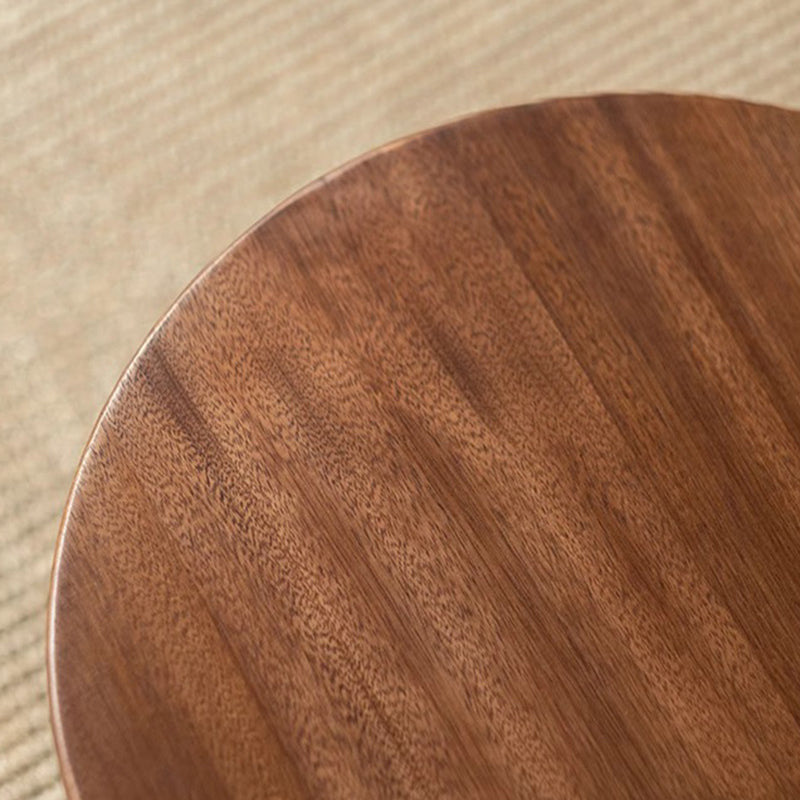 Modern Minimalist Swivel Kids Round Wood Chair Backrest For Living Room Cuvalon