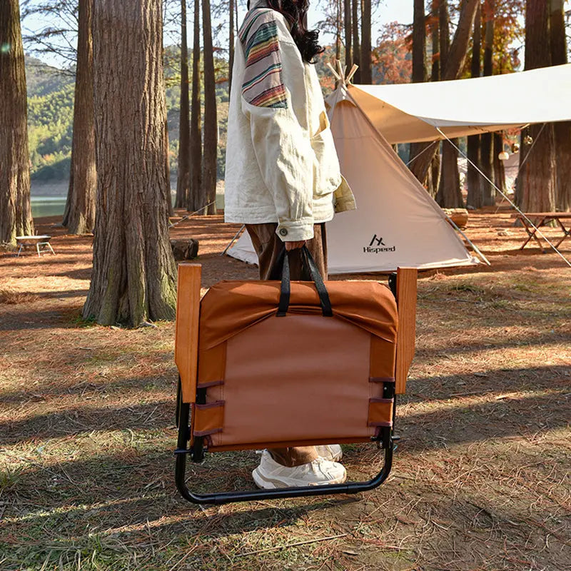 Modern Minimalist Rectangle Outdoor Aluminum Alloy Oxford Fabric Cotton Foldable Detachable Camping Chair Backrest Armrest For Garden Cuvalon