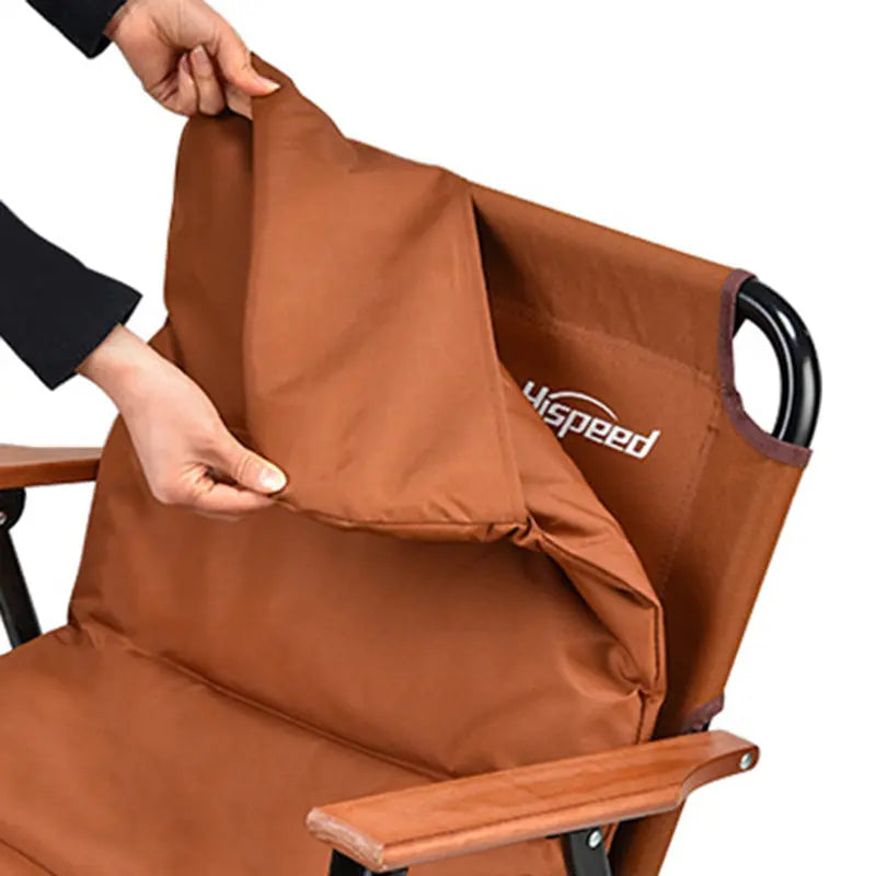 Modern Minimalist Rectangle Outdoor Aluminum Alloy Oxford Fabric Cotton Foldable Detachable Camping Chair Backrest Armrest For Garden Cuvalon
