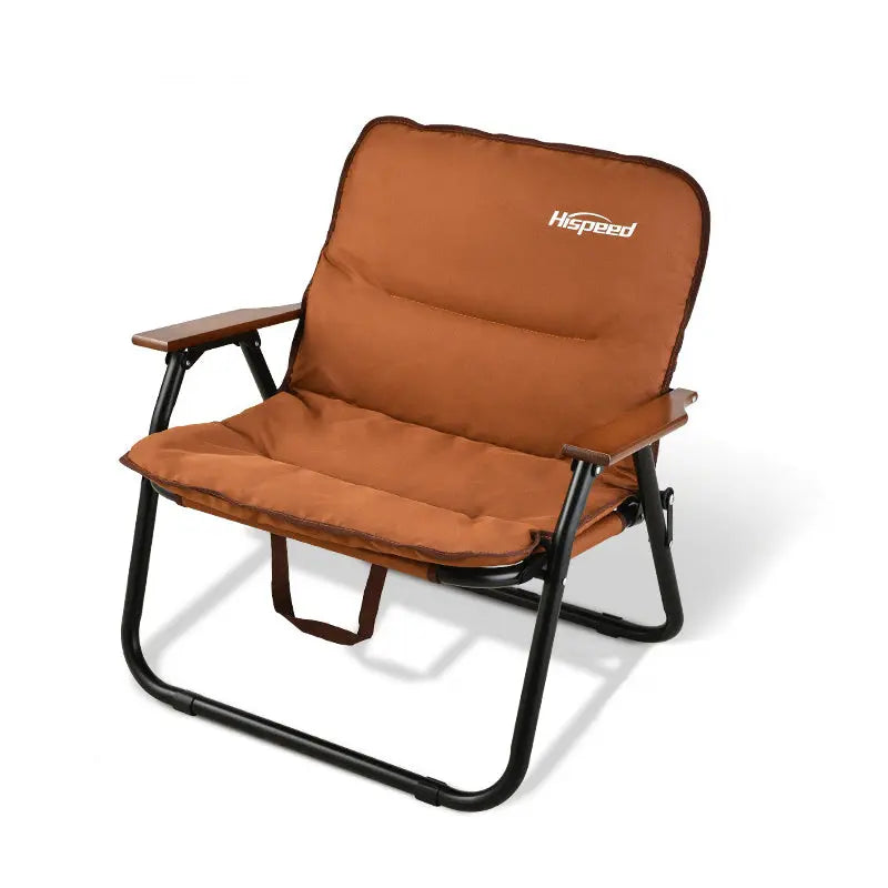 Modern Minimalist Rectangle Outdoor Aluminum Alloy Oxford Fabric Cotton Foldable Detachable Camping Chair Backrest Armrest For Garden Cuvalon