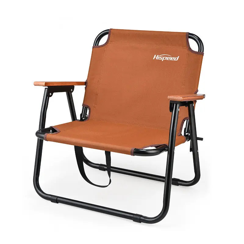 Modern Minimalist Rectangle Outdoor Aluminum Alloy Oxford Fabric Cotton Foldable Detachable Camping Chair Backrest Armrest For Garden Cuvalon
