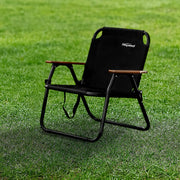 Modern Minimalist Rectangle Outdoor Aluminum Alloy Oxford Fabric Cotton Foldable Detachable Camping Chair Backrest Armrest For Garden Cuvalon