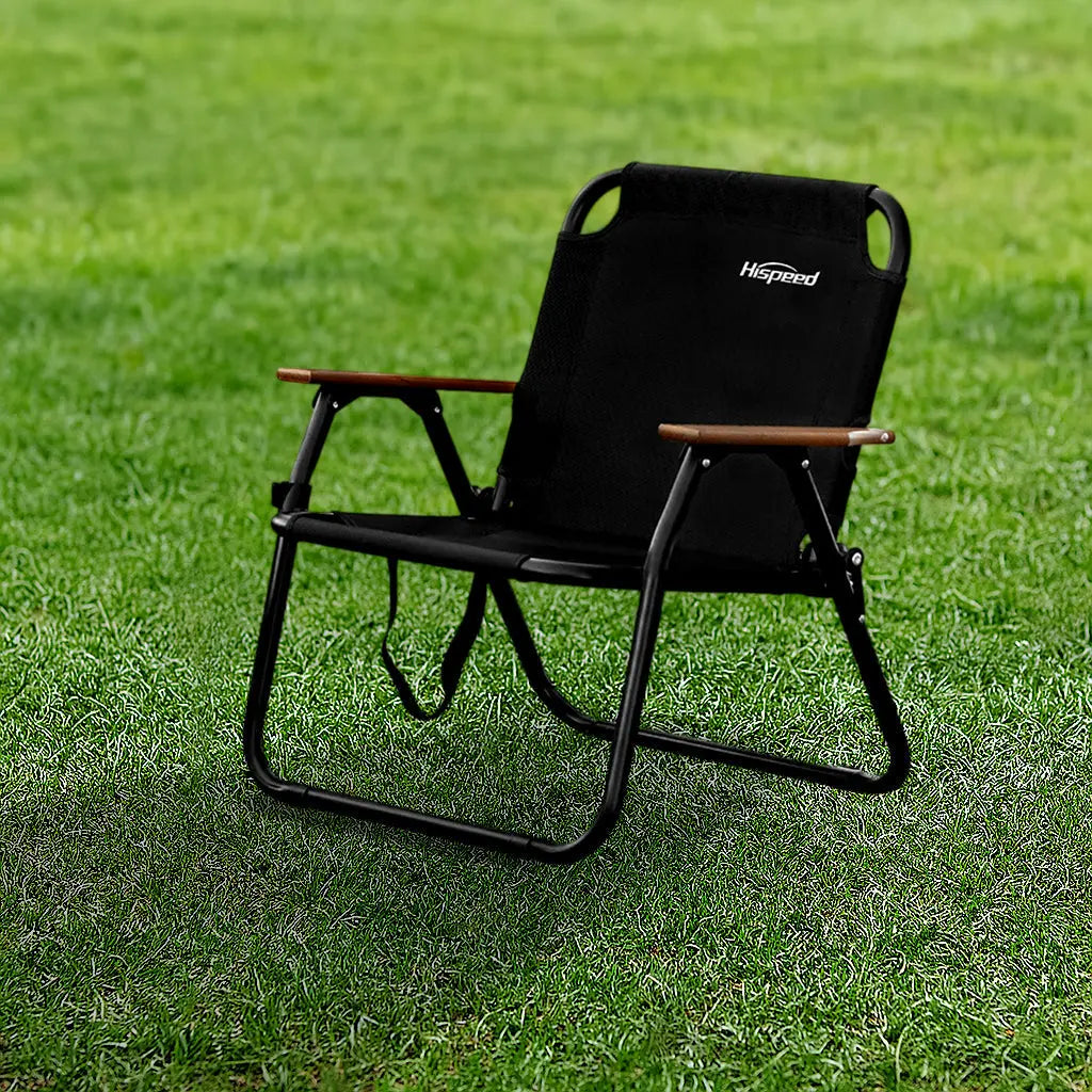Modern Minimalist Rectangle Outdoor Aluminum Alloy Oxford Fabric Cotton Foldable Detachable Camping Chair Backrest Armrest For Garden Cuvalon