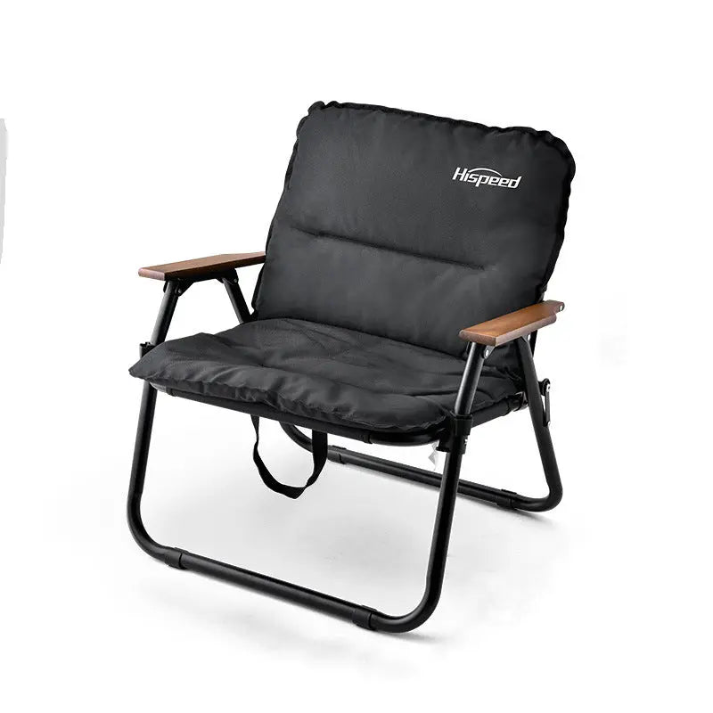 Modern Minimalist Rectangle Outdoor Aluminum Alloy Oxford Fabric Cotton Foldable Detachable Camping Chair Backrest Armrest For Garden Cuvalon