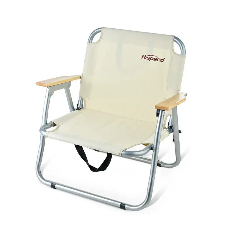 Modern Minimalist Rectangle Outdoor Aluminum Alloy Oxford Fabric Cotton Foldable Detachable Camping Chair Backrest Armrest For Garden Cuvalon