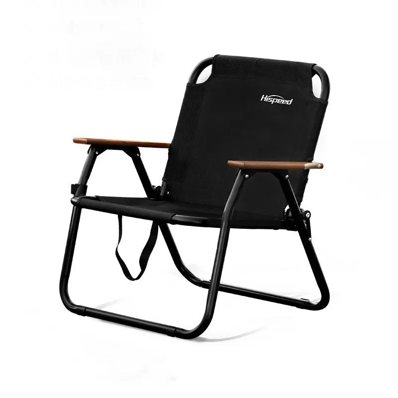Modern Minimalist Rectangle Outdoor Aluminum Alloy Oxford Fabric Cotton Foldable Detachable Camping Chair Backrest Armrest For Garden Cuvalon