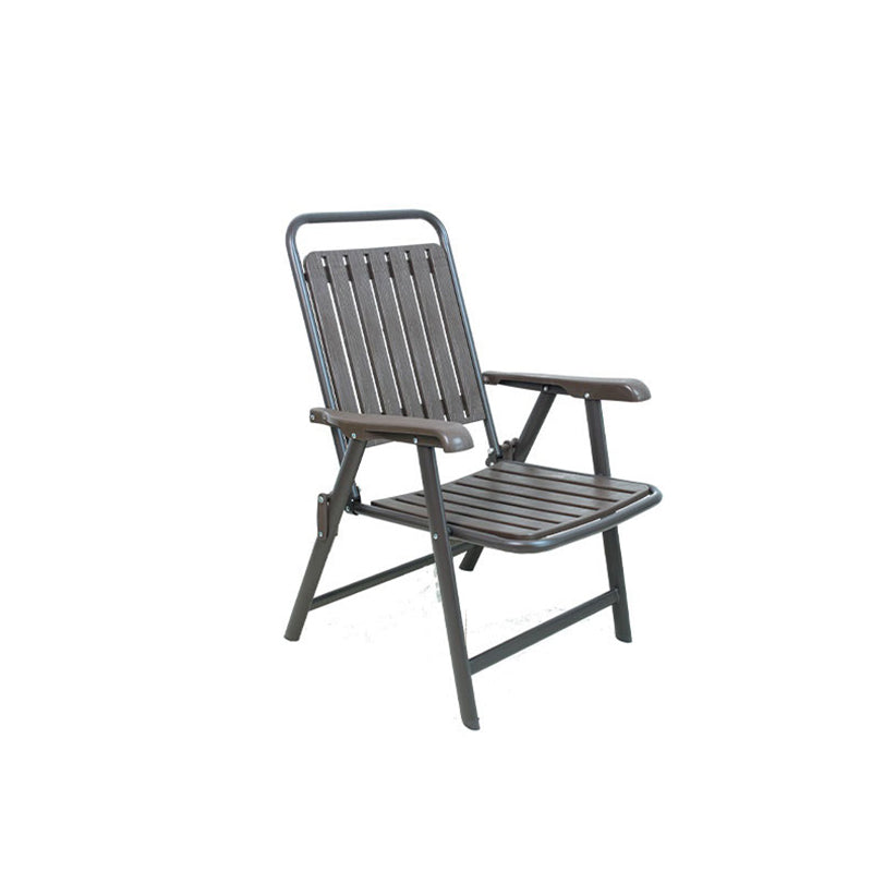 Modern Simplicity Waterproof Rectangular Carbon Steel PVC Foldable Camping Chair Backrest Armrest For Garden Cuvalon