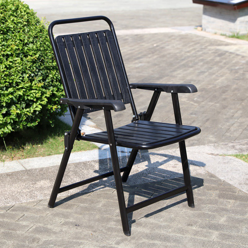 Modern Simplicity Waterproof Rectangular Carbon Steel PVC Foldable Camping Chair Backrest Armrest For Garden Cuvalon