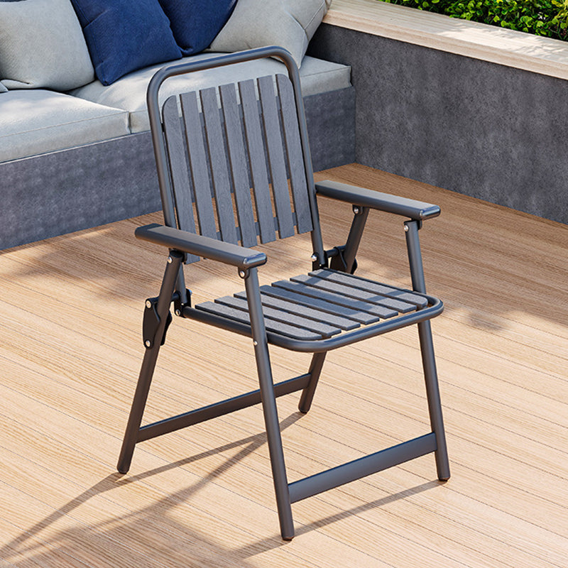 Modern Simplicity Waterproof Rectangular Carbon Steel PVC Foldable Camping Chair Backrest Armrest For Garden Cuvalon