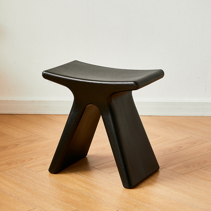 Modern Minimalist Geometric PE Plastic Kids Low Stool Backless Armless For Hallway Cuvalon