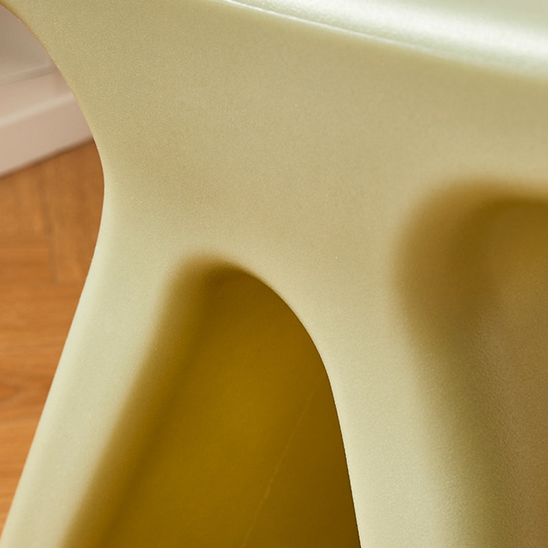Modern Minimalist Geometric PE Plastic Kids Low Stool Backless Armless For Hallway Cuvalon
