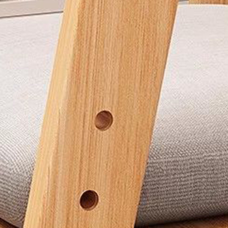 Modern Simplicity Kids Triple Square Fabric Rubberwood Dining Chair Backrest For Dining Room Cuvalon