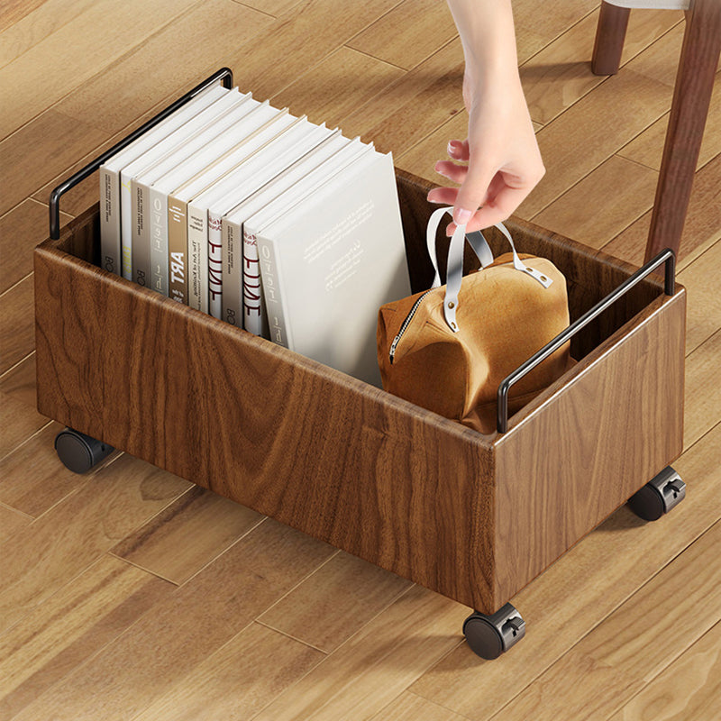 Modern Minimalist Movable Rectangular Solid Wood Kids Storage Cabinet 1-Cabinet For Study Cuvalon
