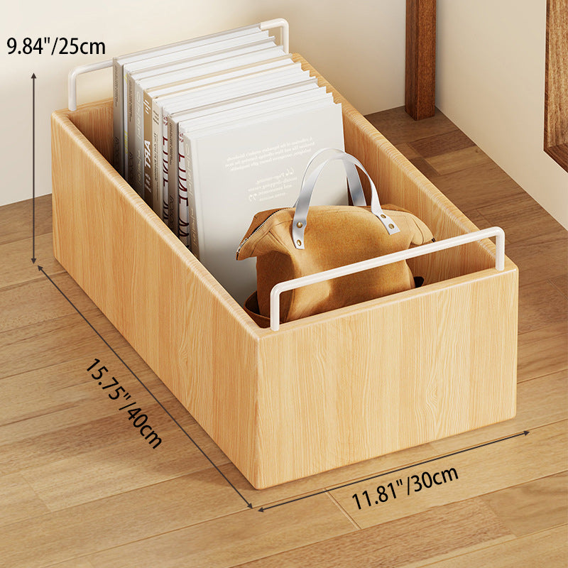 Modern Minimalist Movable Rectangular Solid Wood Kids Storage Cabinet 1-Cabinet For Study Cuvalon