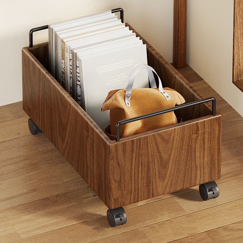 Modern Minimalist Movable Rectangular Solid Wood Kids Storage Cabinet 1-Cabinet For Study Cuvalon