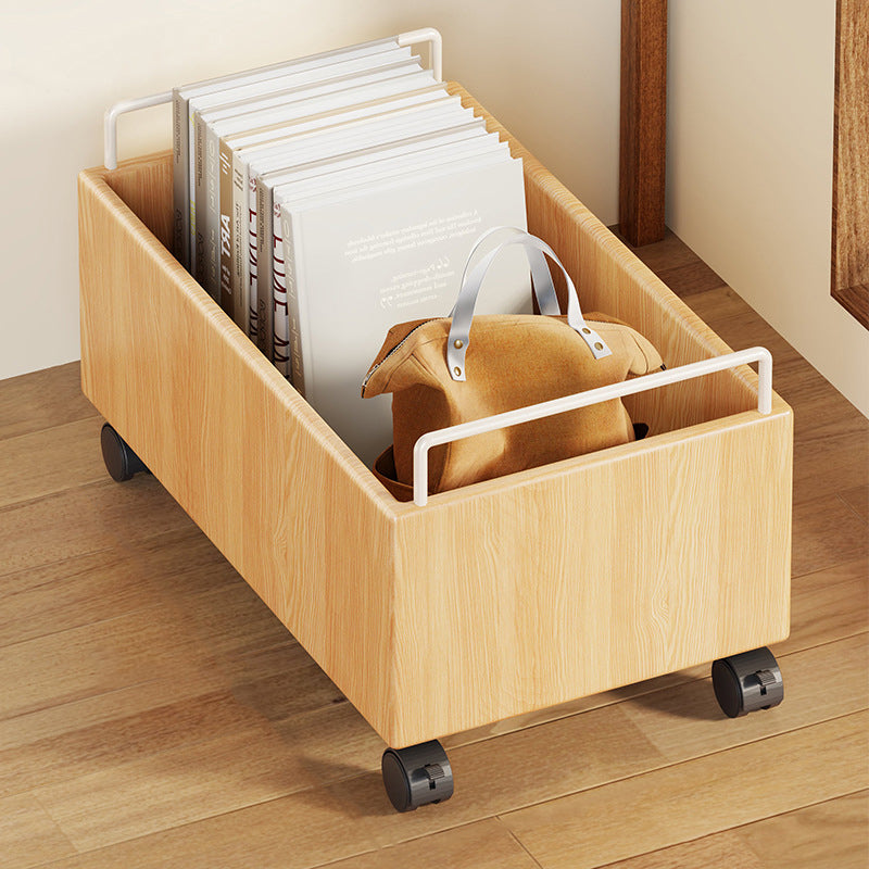Modern Minimalist Movable Rectangular Solid Wood Kids Storage Cabinet 1-Cabinet For Study Cuvalon