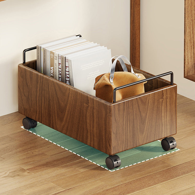 Modern Minimalist Movable Rectangular Solid Wood Kids Storage Cabinet 1-Cabinet For Study Cuvalon