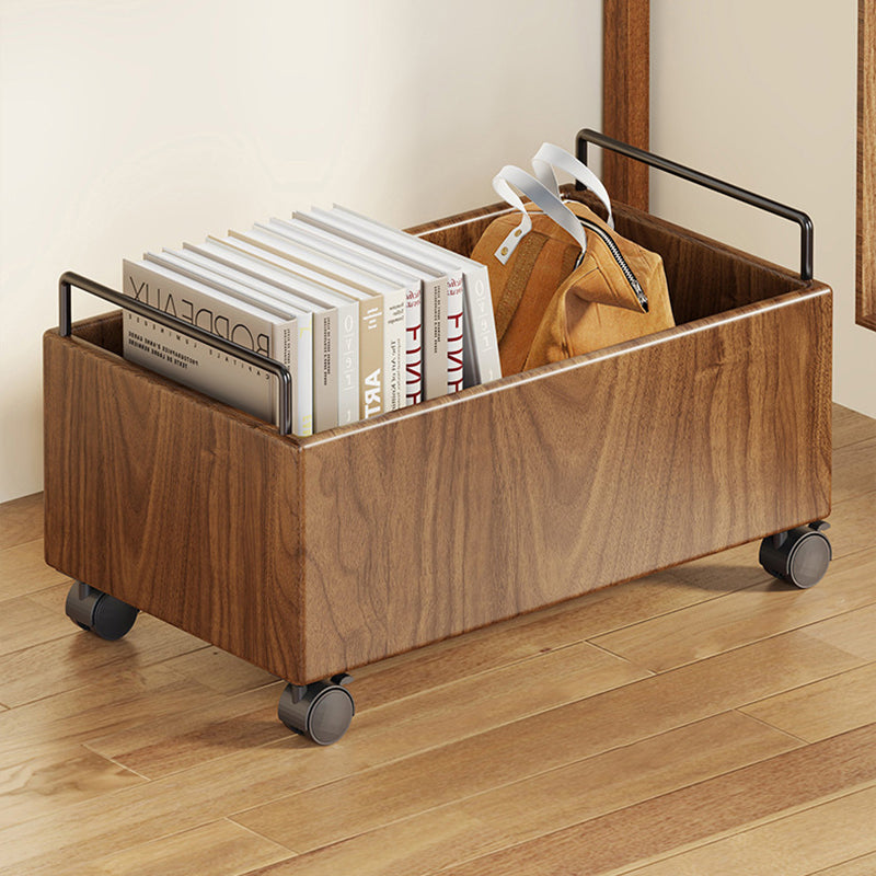 Modern Minimalist Movable Rectangular Solid Wood Kids Storage Cabinet 1-Cabinet For Study Cuvalon