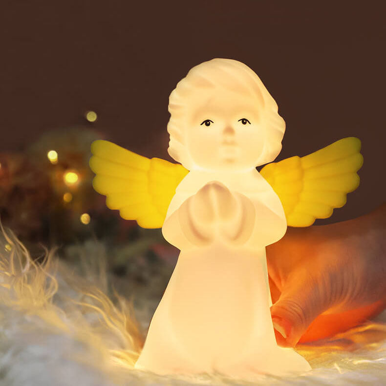Creative Angel Silicone LED Color Changing Kids Night Light Table Lamp Cuvalon