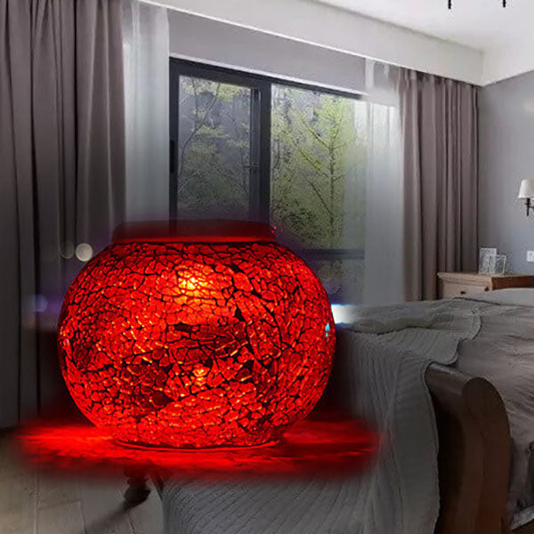 Modern Creative Stained Glass Solar LED Outdoor Garden Lawn Light Cuvalon