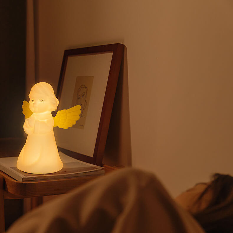Creative Angel Silicone LED Color Changing Kids Night Light Table Lamp Cuvalon