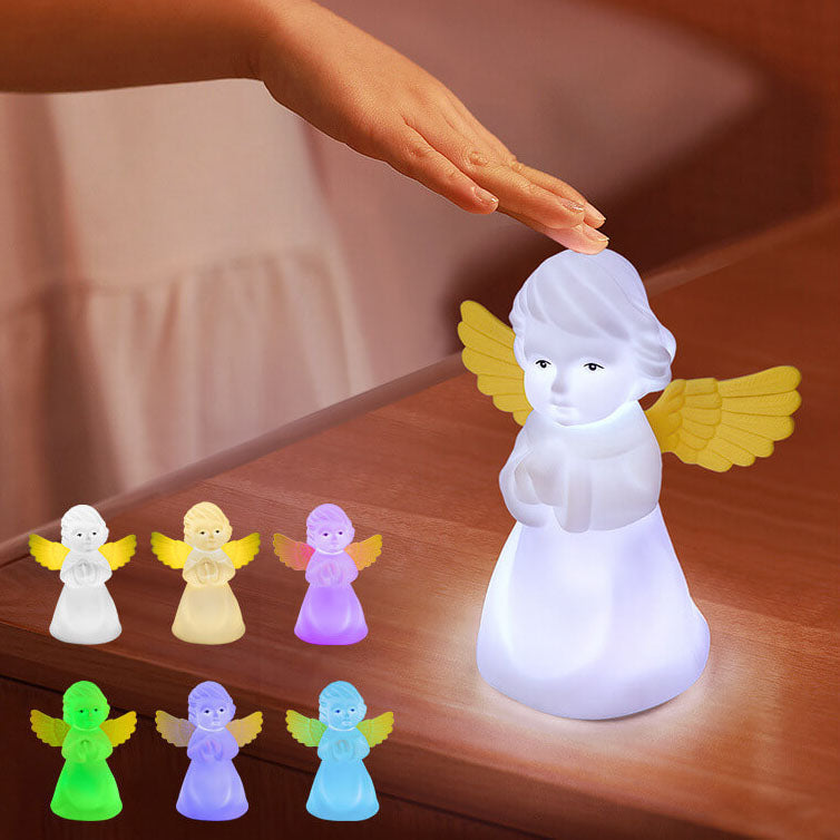 Creative Angel Silicone LED Color Changing Kids Night Light Table Lamp Cuvalon