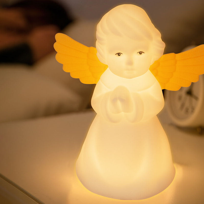 Creative Angel Silicone LED Color Changing Kids Night Light Table Lamp Cuvalon