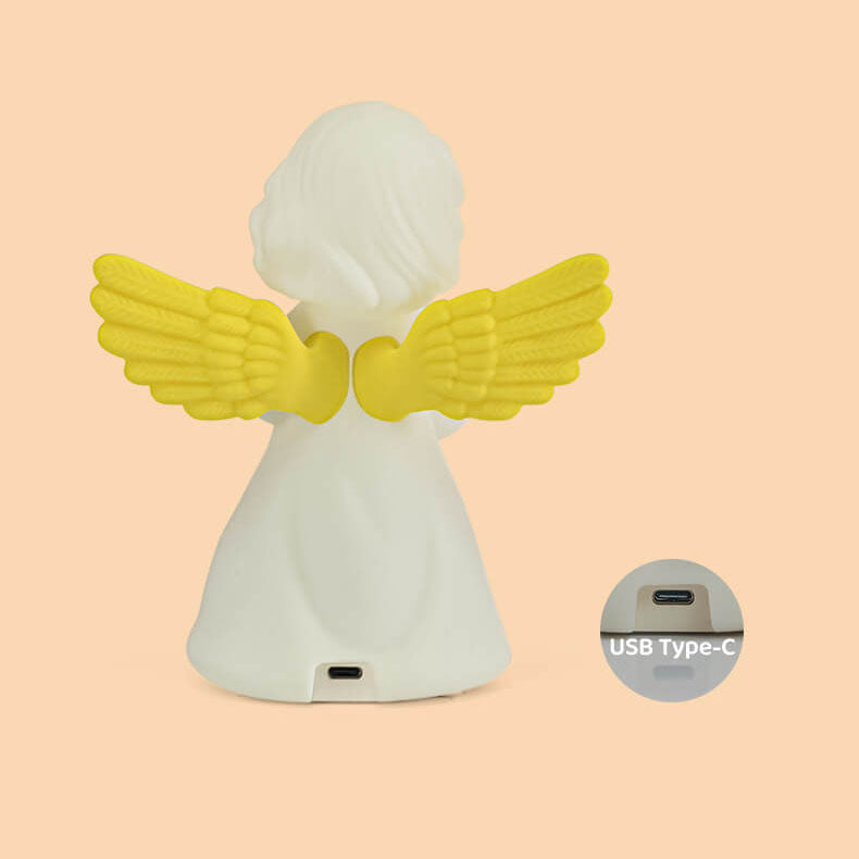Creative Angel Silicone LED Color Changing Kids Night Light Table Lamp Cuvalon