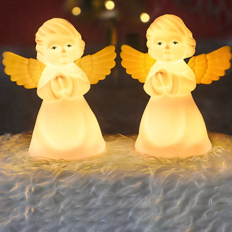 Creative Angel Silicone LED Color Changing Kids Night Light Table Lamp Cuvalon