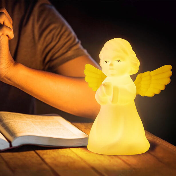 Creative Angel Silicone LED Color Changing Kids Night Light Table Lamp Cuvalon