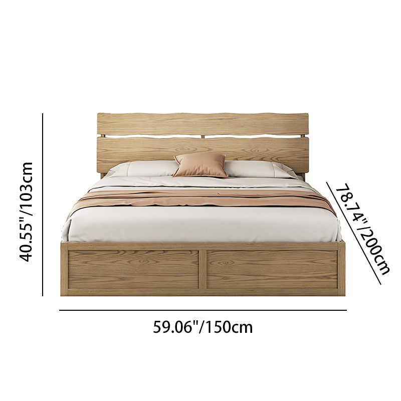 Modern Minimalist Bed Frame - Storage Box & Durable Material Blend Bed For Bedroom Cuvalon