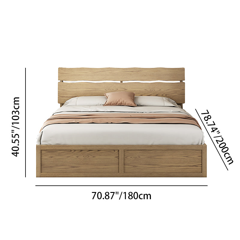 Modern Minimalist Bed Frame - Storage Box & Durable Material Blend Bed For Bedroom Cuvalon