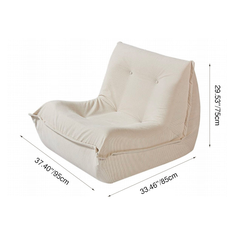 Contemporary Nordic Ergonomic Compressed Foam Sofa - Eco-Friendly High-Resilience Foam Fabric Sofa For Living Room & Bedroom Cuvalon