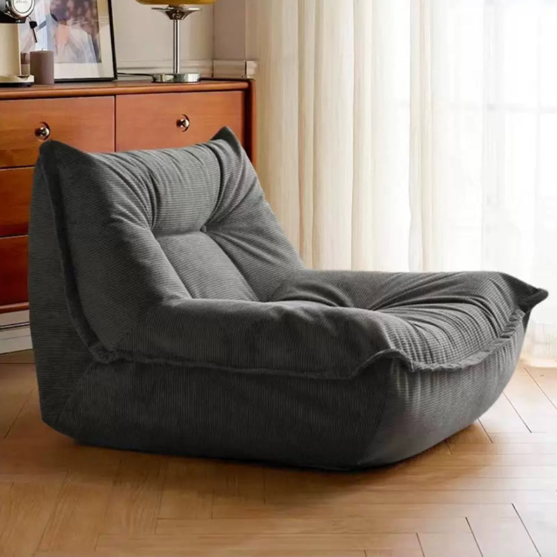Contemporary Nordic Ergonomic Compressed Foam Sofa - Eco-Friendly High-Resilience Foam Fabric Sofa For Living Room & Bedroom Cuvalon